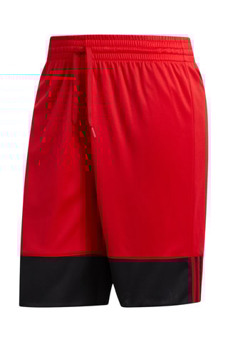 Dubbelzijdige Basketbalshort 3G Speed - Rood en Zwart