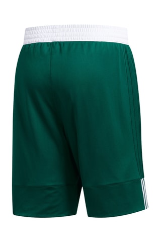 Dubbelzijdige Basketbalshort 3G Speed - Groen en Wit