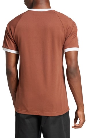 T-shirt Adicolor Classics - Bruin en Wit