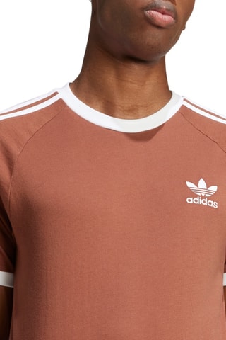 T-shirt Adicolor Classics - Bruin en Wit