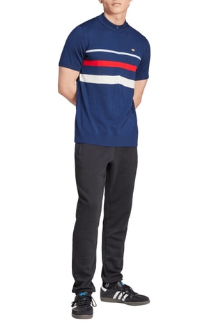 Wollen T-shirt Premium - Marineblauw