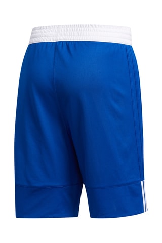 Dubbelzijdige Basketbalshort 3G Speed - Koningsblauw en Wit