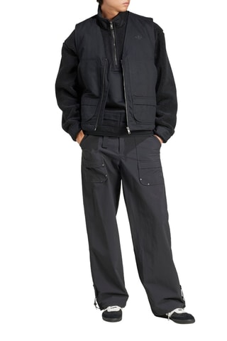 Fleece Sweater Premium Essentials - Zwart