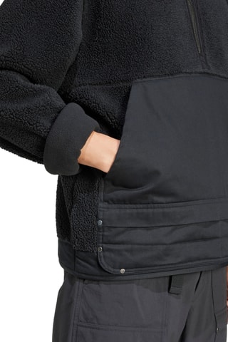 Fleece Sweater Premium Essentials - Zwart