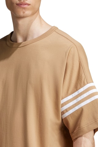 Wijd T-shirt Neuclassic - Bruin