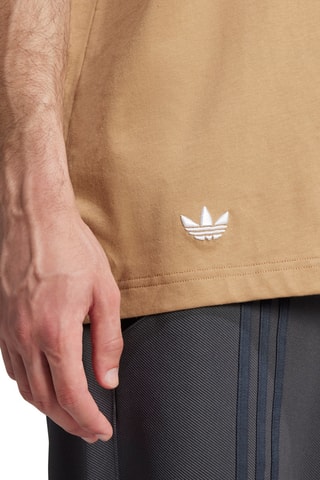 Wijd T-shirt Neuclassic - Bruin