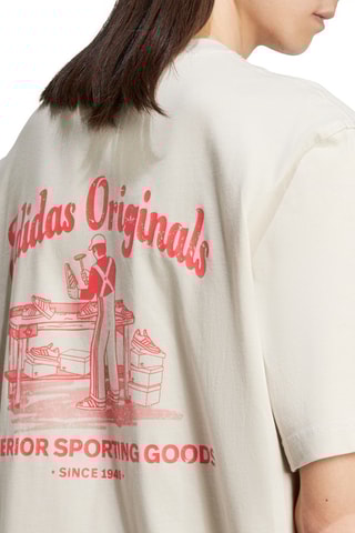 Wijd T-shirt Wabash - Ecru