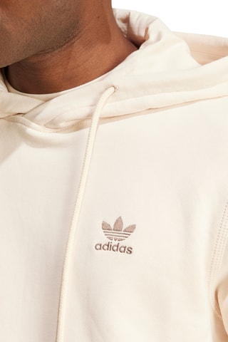 Sweater Met Capuchon French Terry Trèfle Essentials - Ecru