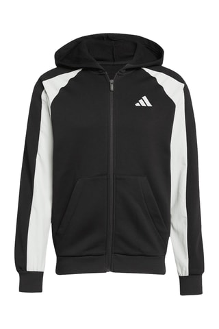 Sweater met Capuchon Essentials - Zwart en Wit