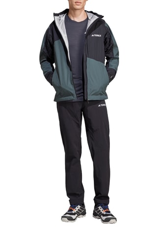 Wandeljasje met Capuchon BOA® Xperior Hybrid - Donkergroen en Zwart