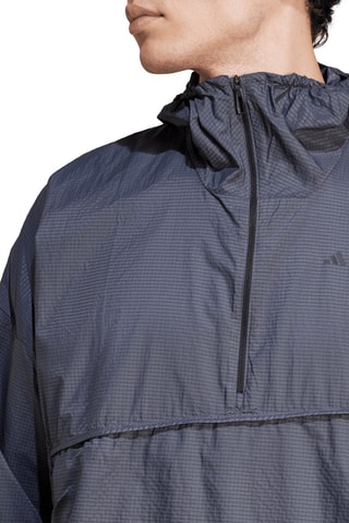 Windjack met Capuchon Terrex Xploric - Donkergrijs