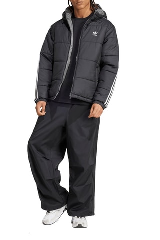 Dubbelzijdige Gewatteerde Jas Adicolor - Zwart