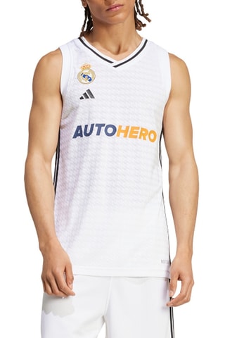 Basketbalshirt Real Madrid - Wit en Zwart