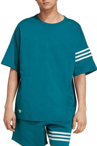 Wijd T-shirt Neuclassic - Pauwblauw