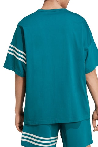 Wijd T-shirt Neuclassic - Pauwblauw