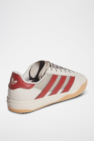 Leren Sneakers Copa Premiere - Wit en Bordeauxrood