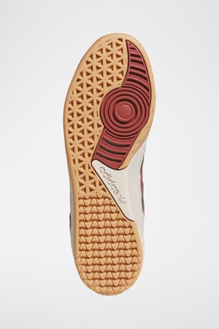 Leren Sneakers Copa Premiere - Wit en Bordeauxrood