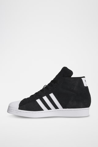 Hoge Leren Sneakers Pro Model Mid - Zwart