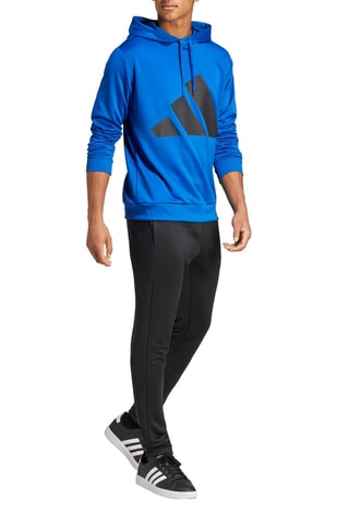 Sweater met Capuchon - Felblauw en Zwart