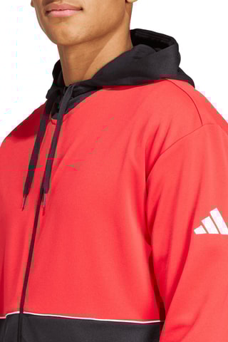 Jasje met Capuchon en Broek - Rood en Zwart