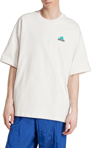 T-shirt oversized Fit EQT 1 - Wit