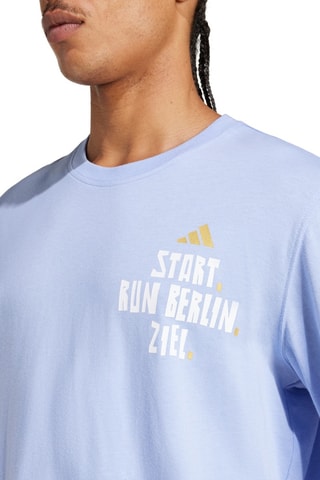 T-shirt BMW Berlin Marathon - Lichtblauw