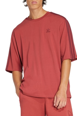 Oversized T-shirt - Steenrood