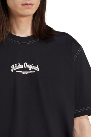 Wijd T-shirt Wabash - Zwart