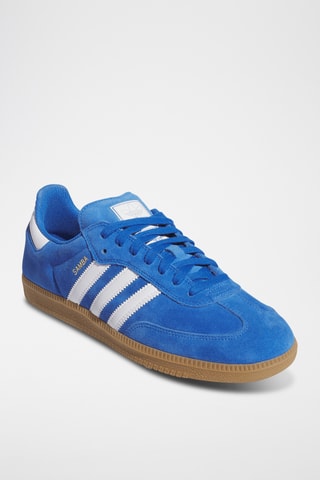 Leren Voetbalschoenen Samba - Koningsblauw