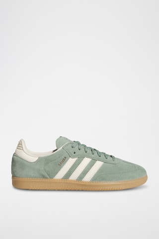 Zapatillas de nobuk Samba - verde agua