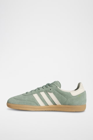 Zapatillas de nobuk Samba - verde agua