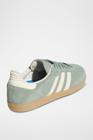 Zapatillas de nobuk Samba - verde agua