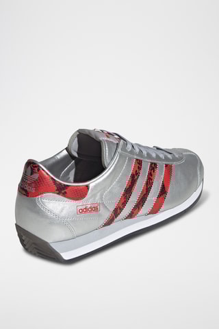 Leren Sneakers Country Japan - Zilverkleurig