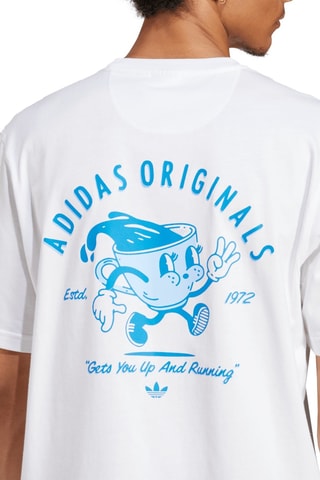 T-shirt Coffee Club - Wit