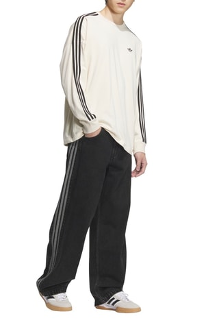 Wijd T-shirt - Wit en Zwart