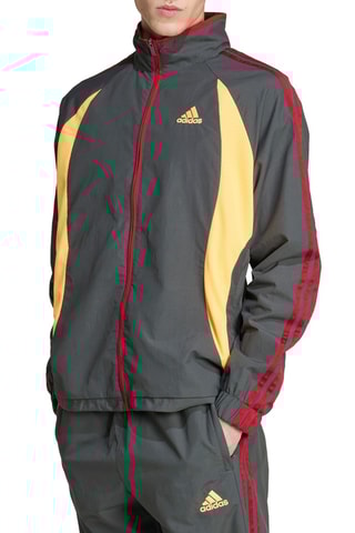 Trainingsjasje - Donkergrijs en Geel