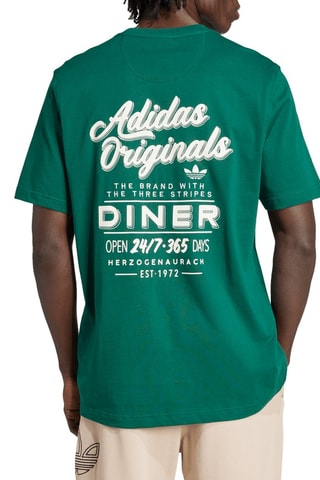 T-shirt Diner - Donkergroen
