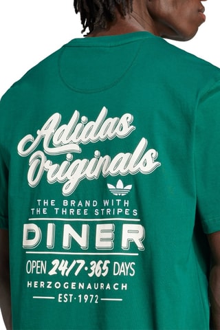 T-shirt Diner - Donkergroen
