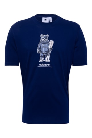 T-shirt Ski Bear - Marineblauw