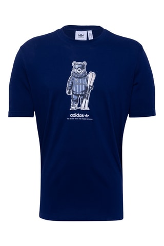 T-shirt Ski Bear - Marineblauw