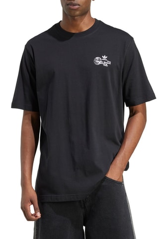 Wijd T-shirt Sport Elements - Zwart en Wit