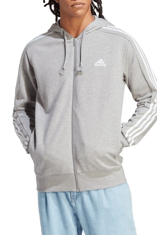 Sweater met Capuchon - Gemêleerd Grijs