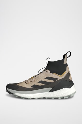 Hoge Wandelschoenen Terrex Free Hiker 2.0 - Beige en Zwart