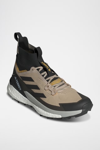 Hoge Wandelschoenen Terrex Free Hiker 2.0 - Beige en Zwart