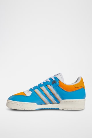 Leren Sneakers Rivalry Low Itchy - Lichtblauw en Oranje
