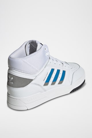 Hoge Leren Sneakers Drop step - Wit en Hemelsblauw