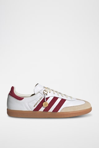 Leren Sneakers Samba OG Sporty & Rich - Bordeauxrood en Ecru