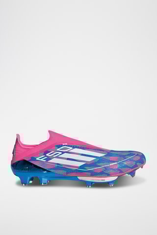 Voetbalschoenen F50+ - Fuchsia en Petrolblauw