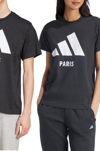 T-shirt Paris - Zwart