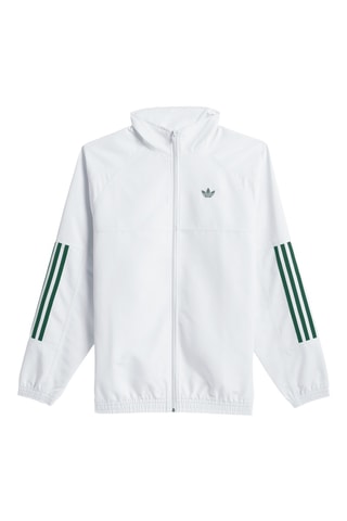 Skateboardjasje Gatsele - Wit en Donkergroen